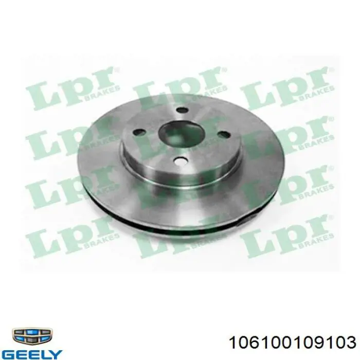 Tarcza hamulcowa przednia Geely 106100109103 cena, od 32,19 USD