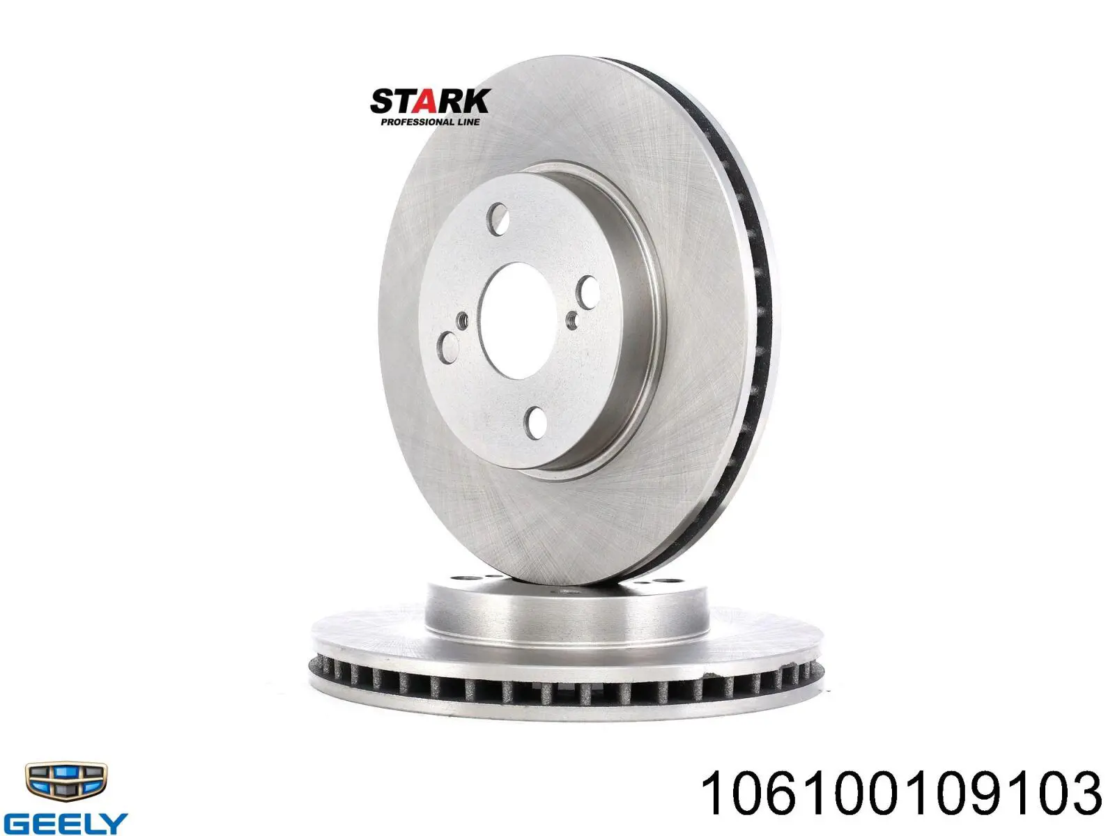 Do koszyka 106100109103 Geely Tarcza hamulcowa przednia