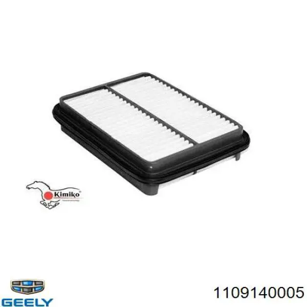 Filtr powietrza Geely 1109140005 cena, od 3,92 USD