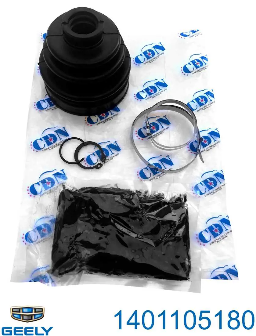 Osłona przegubu homokinetycznego półosi przedniej zewnętrzna do Geely CK II 
