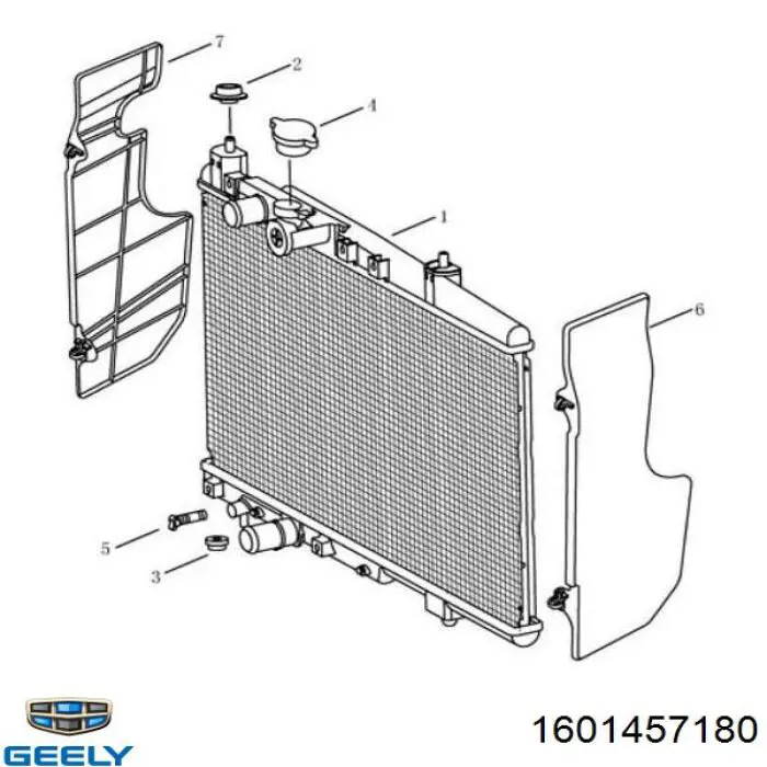 1601457180 Geely pokrywa (korek chłodnicy)