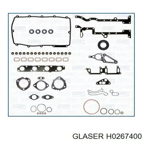 Uszczelka głowicy cylindrów Glaser H0267400 cena, od 18,53 USD