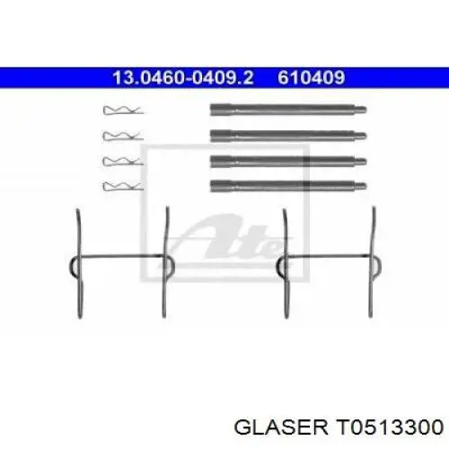 Śruba głowicy cylindrów T0513300 Glaser