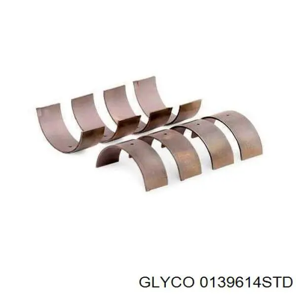 Panewki korbowodowe wału korbowego, zestaw, standardowe (STD) Glyco 0139614STD cena, od 33,36 USD