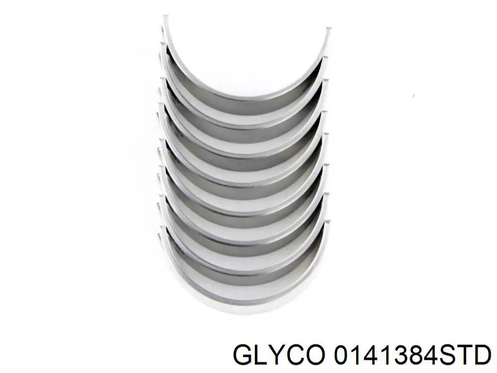 Panewki korbowodowe wału korbowego, zestaw, standardowe (STD) Glyco 0141384STD cena, od 44,33 zł