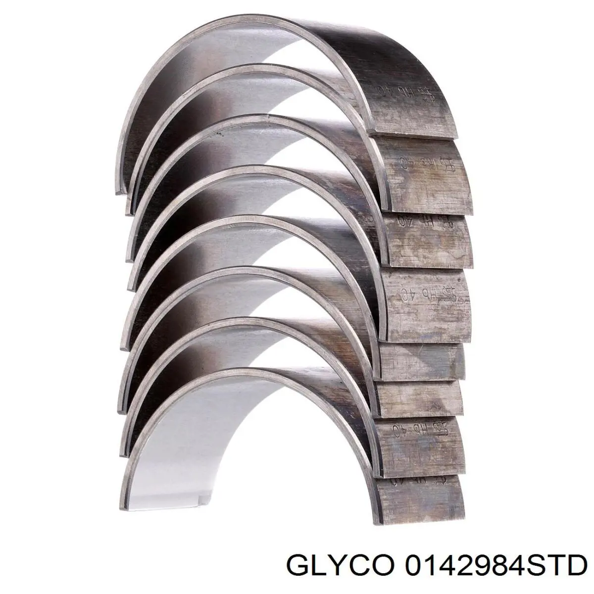 Panewki korbowodowe wału korbowego, zestaw, standardowe (STD) Glyco 0142984STD cena, od 45,30 USD