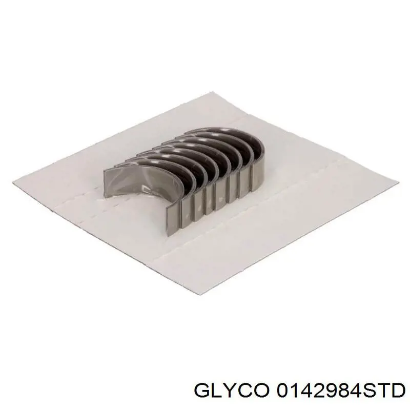 0142984STD Glyco Panewki korbowodowe wału korbowego, zestaw, standardowe (STD)