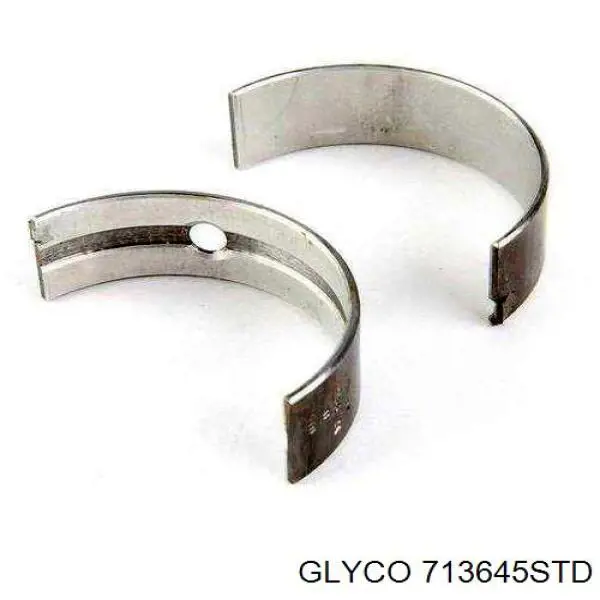 713645STD Glyco Panewki korbowodowe wału korbowego, zestaw, standardowe (STD)