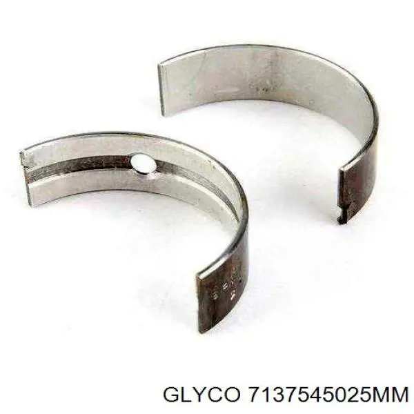 7137545025MM Glyco Panewki korbowodowe wału korbowego, zestaw, 1. naprawa (+0,25)
