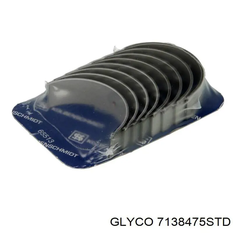Panewki korbowodowe wału korbowego, zestaw, standardowe (STD) Glyco 7138475STD cena, od 95,43 USD