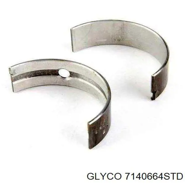 Panewki korbowodowe wału korbowego, zestaw, standardowe (STD) Glyco 7140664STD cena, od 35,56 USD