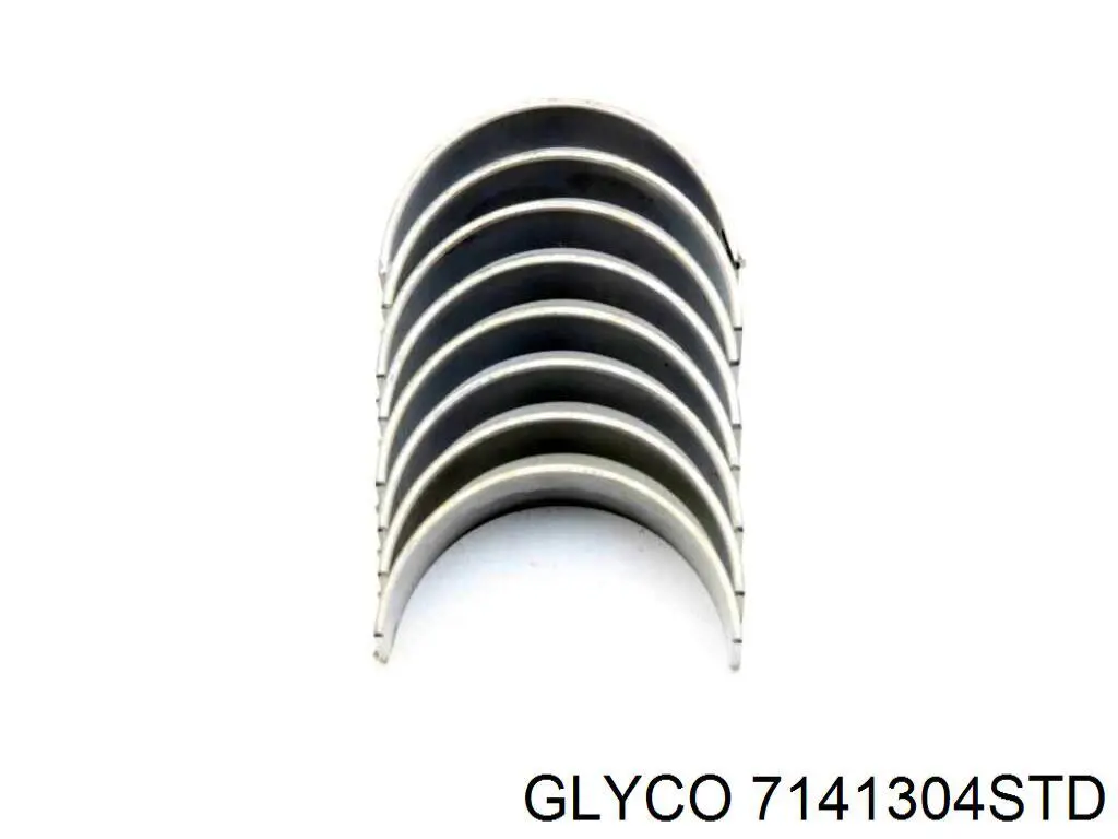 Panewki korbowodowe wału korbowego, zestaw, standardowe (STD) Glyco 7141304STD cena, od 33,73 USD