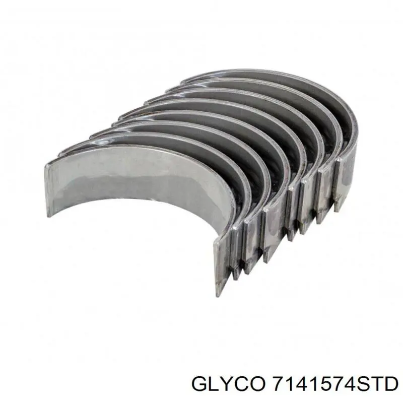 Panewki korbowodowe wału korbowego, zestaw, standardowe (STD) do Fiat Uno  146A