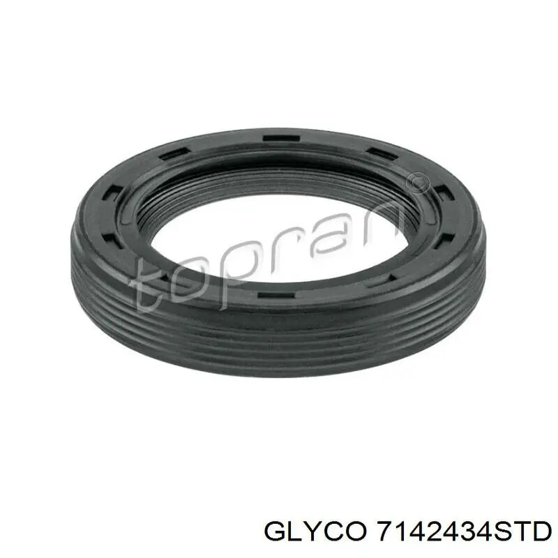 7142434STD Glyco Panewki korbowodowe wału korbowego, zestaw, standardowe (STD)