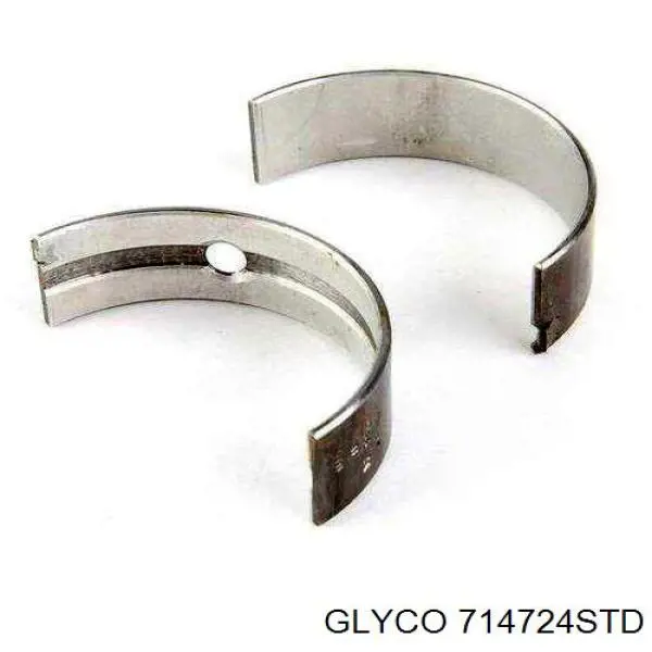 Panewki korbowodowe wału korbowego, zestaw, standardowe (STD) Glyco 714724STD cena, od 32,95 USD