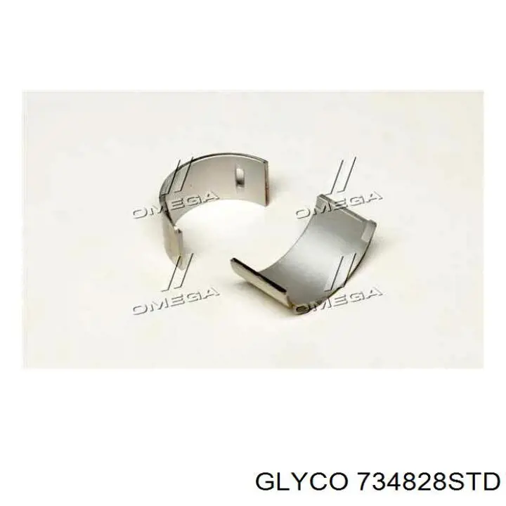 Do koszyka 734828STD Glyco Panewka wałka rozrządu, standardowa, zestaw