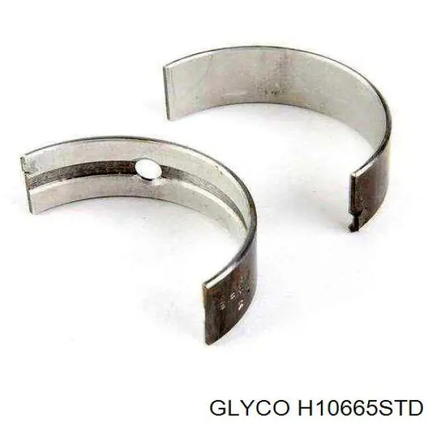 H10665STD Glyco Panewki główne wału korbowego, zestaw, standardowe (STD)