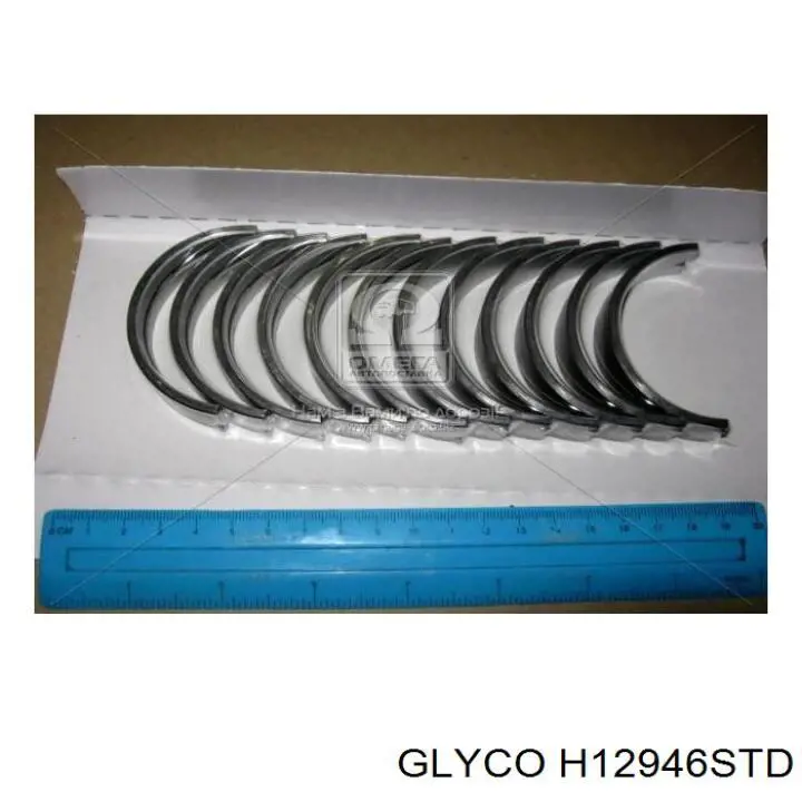 Panewki główne wału korbowego, zestaw, standardowe (STD) Glyco H12946STD cena, od 49,10 USD