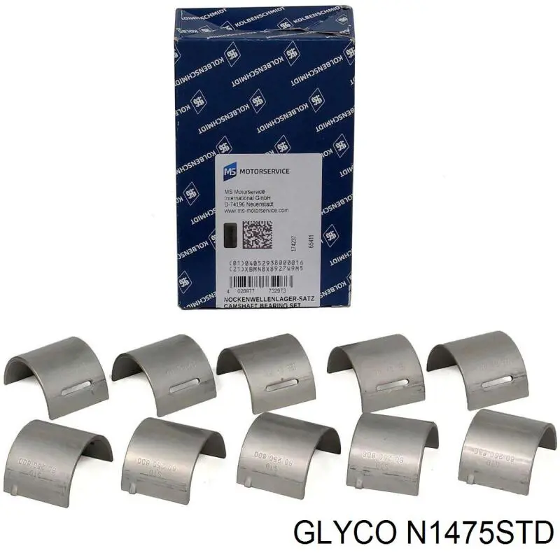Panewka wałka rozrządu, standardowa, zestaw Glyco N1475STD cena, od 43,34 USD