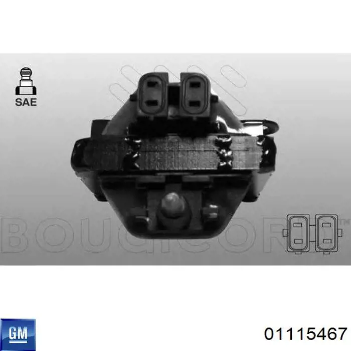 Do koszyka 01115467 General Motors Cewka zapłonowa