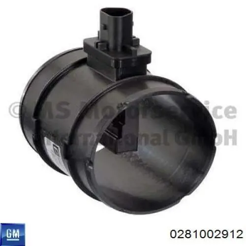 Czujnik przepływu powietrza, przepływomierz powietrza M.A.F. General Motors 0281002912 cena, od 55,76 USD