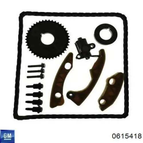 Łańcuch rozrządu wału wyrównoważającego 0615418 General Motors