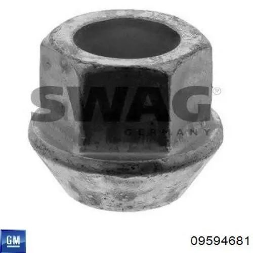 09594681 General Motors Nakrętka koła