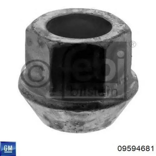 Nakrętka koła General Motors 09594681 cena, od 4,09 USD