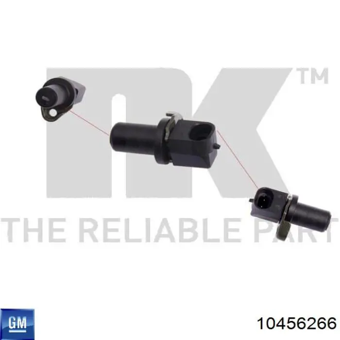 10456266 General Motors Czujnik ABS przedni prawy