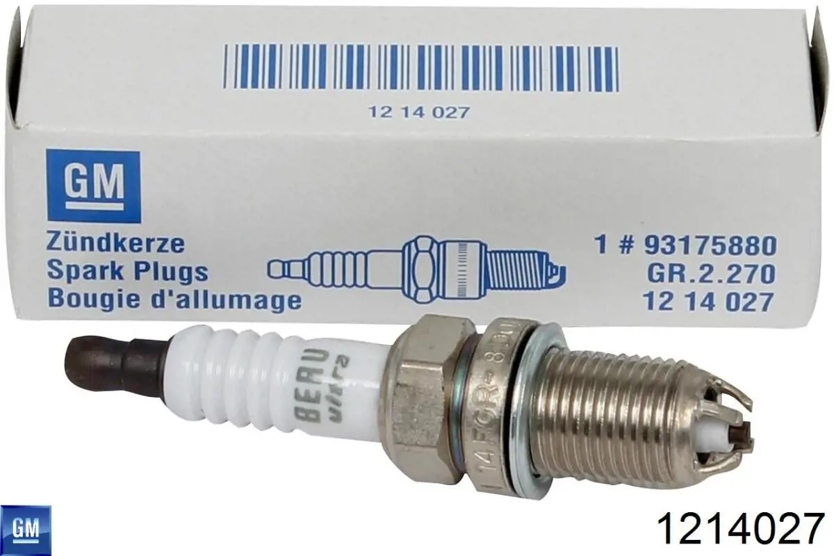 Świeca zapłonowa 1214027 General Motors