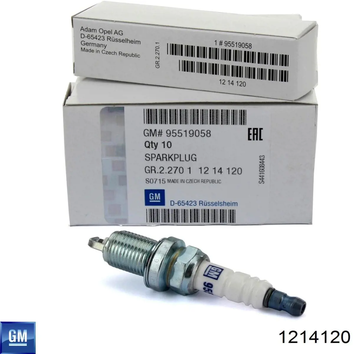 Świeca zapłonowa General Motors 1214120 cena, od 2,92 USD