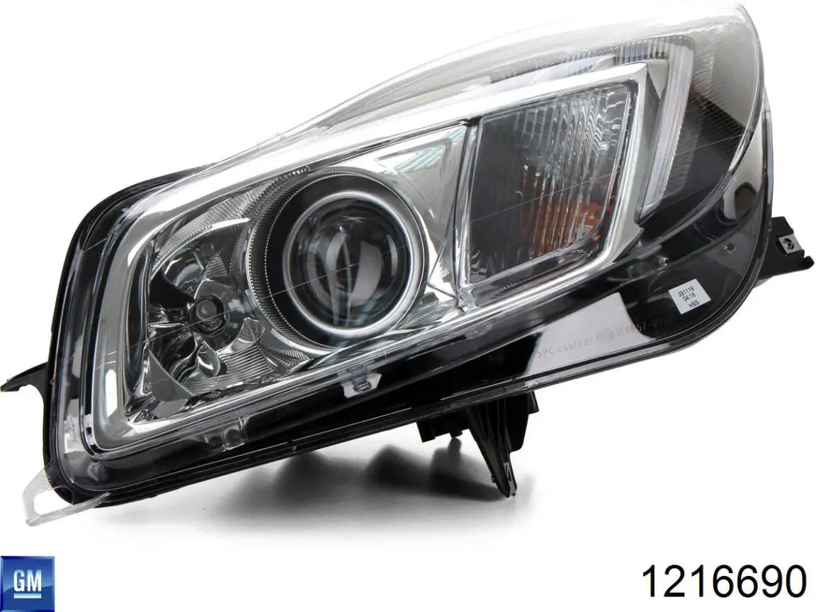 Reflektor lewy 1216690 General Motors