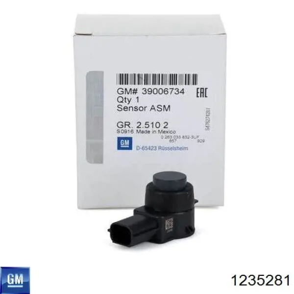 Do koszyka 1235281 General Motors Czujnik parkowania tylny