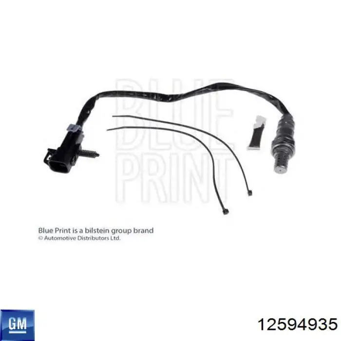 Sonda lambda czujnik tlenu przed katalizatorem General Motors 12594935 cena, od 36,20 USD