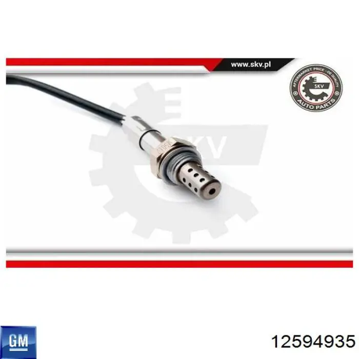 Do koszyka 12594935 General Motors Sonda lambda czujnik tlenu przed katalizatorem