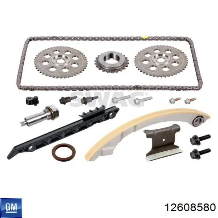 Do koszyka 12608580 General Motors Napinacz łańcucha rozrządu