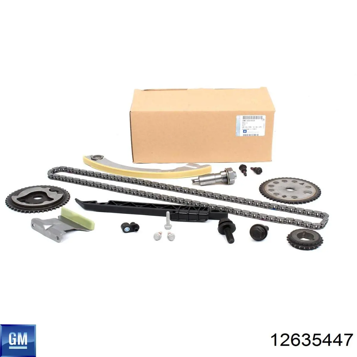 Do koszyka 12635447 General Motors Łańcuch rozrządu, zestaw