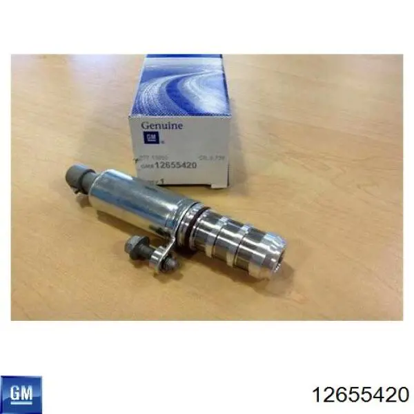 Zawór elektromagnetyczny położenia (faz) wałka rozrządu lewy General Motors 12655420 cena, od 39,59 USD