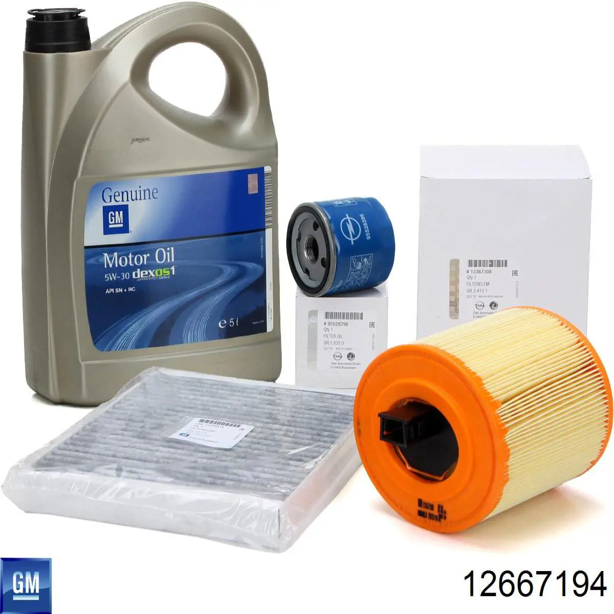 Do koszyka 12667194 General Motors Filtr oleju