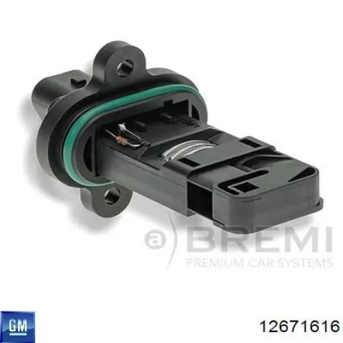 Czujnik przepływu powietrza, przepływomierz powietrza M.A.F. General Motors 12671616 cena, od 67,48 USD