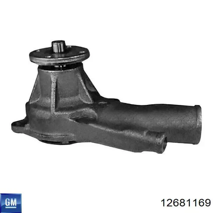 12681169 General Motors Pompa chłodząca wodna