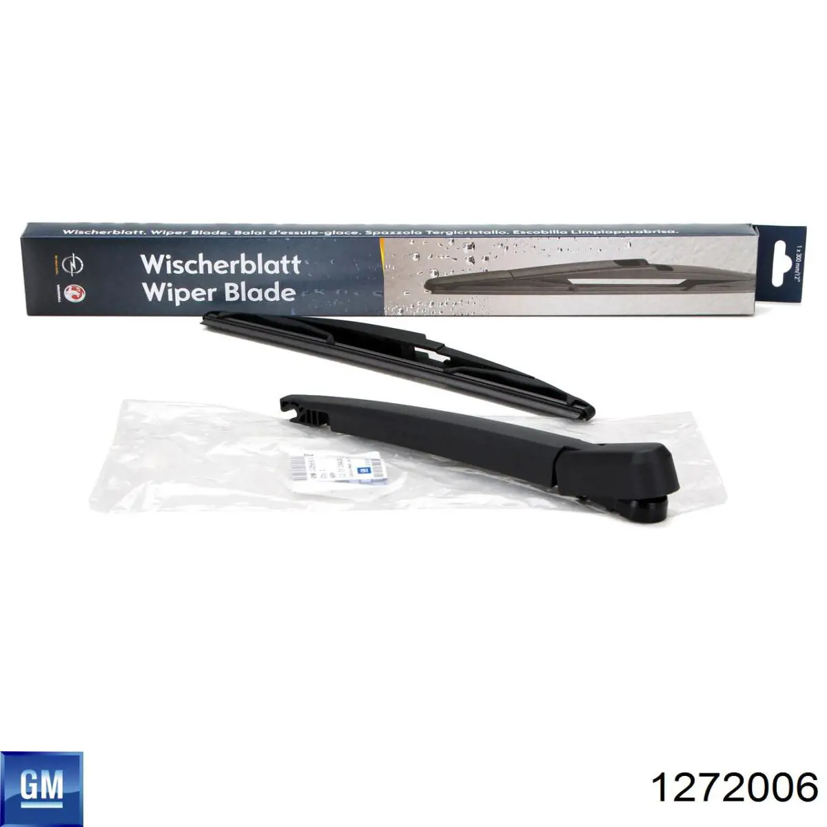 Pióro wycieraczki szyby tylnej 1272118 General Motors