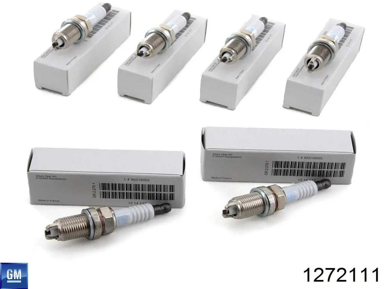 Do koszyka 1272111 General Motors Pióro wycieraczki szyby przedniej, zestaw (2 szt.)