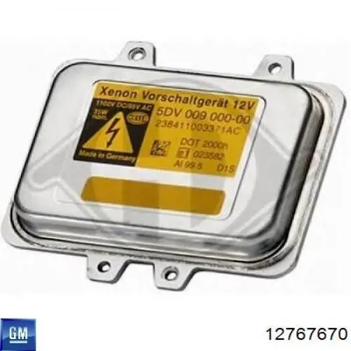 Ksenon, sterownik General Motors 12767670 cena, od 34,25 USD
