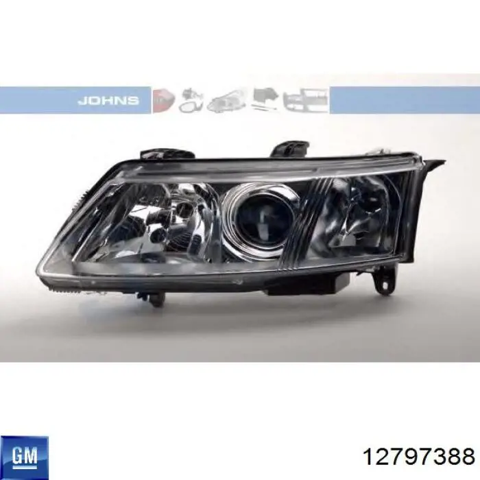 Reflektor lewy General Motors 155819 cena, od 176,43 USD