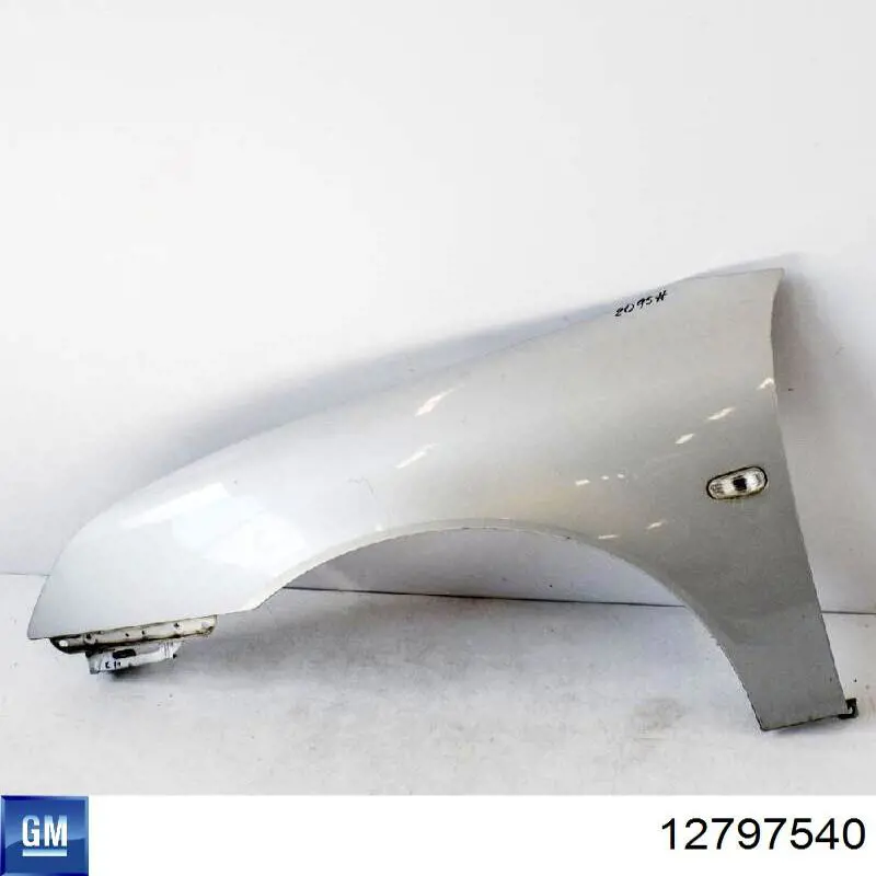 Do koszyka 12797540 General Motors Błotnik przedni lewy