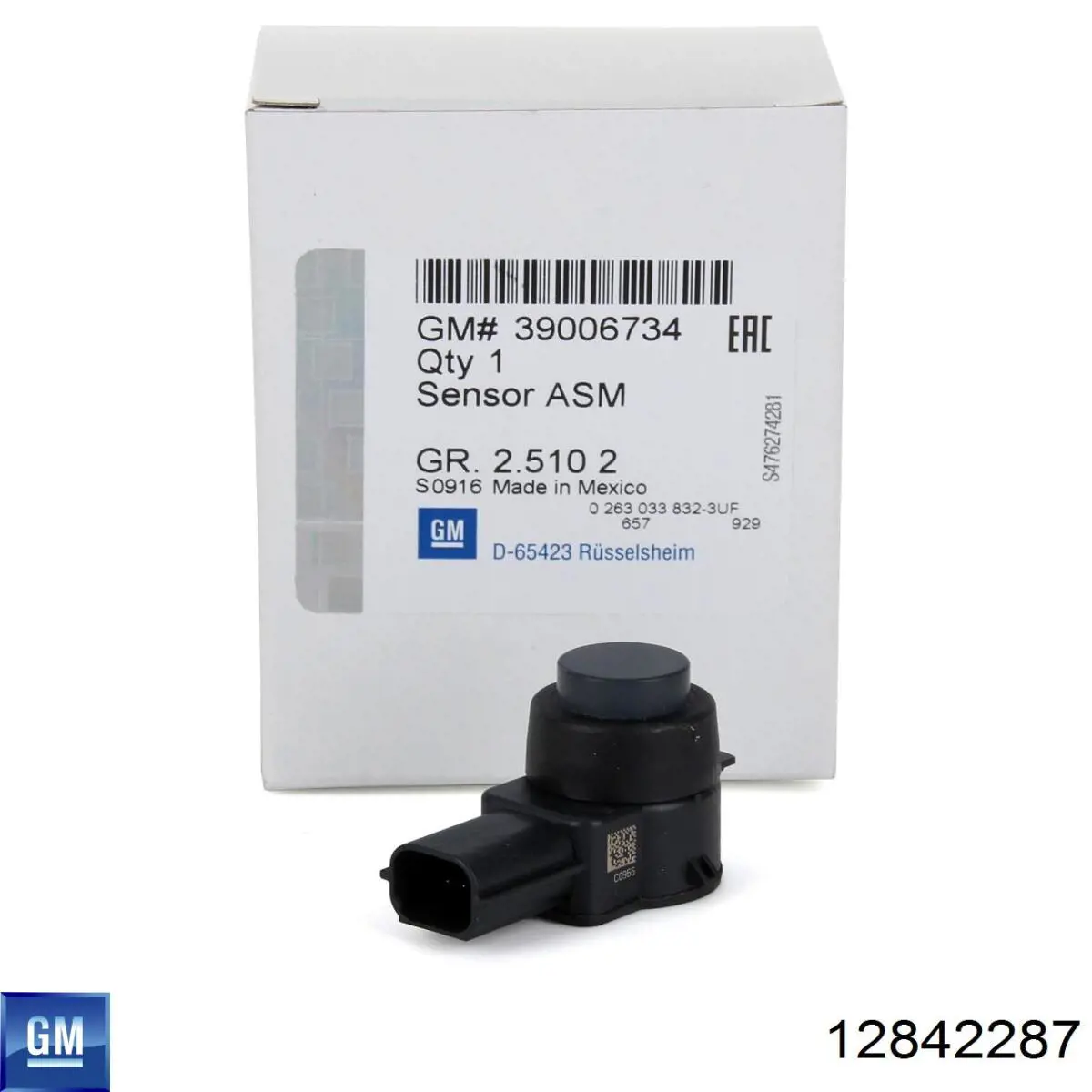 12842287 General Motors Czujnik ABS przedni
