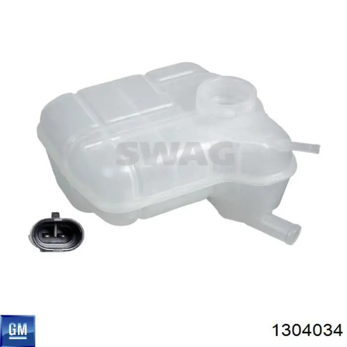 Zbiorniczek wyrównawczy układu chłodzenia General Motors 1304034 cena, od 27,36 USD