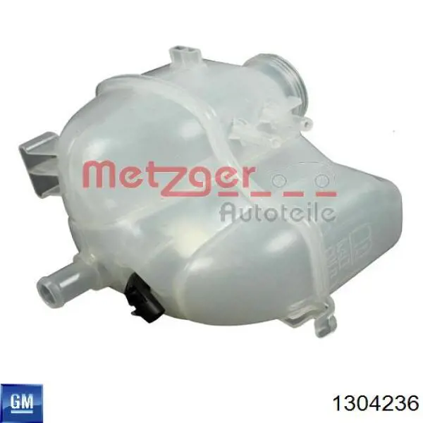 Do koszyka 1304236 General Motors Zbiorniczek wyrównawczy układu chłodzenia