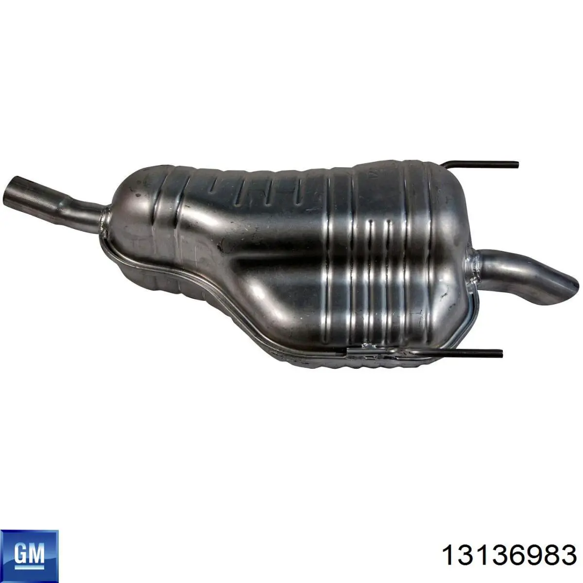 Tłumik, tylna część General Motors 13136983 cena, od 116,58 USD